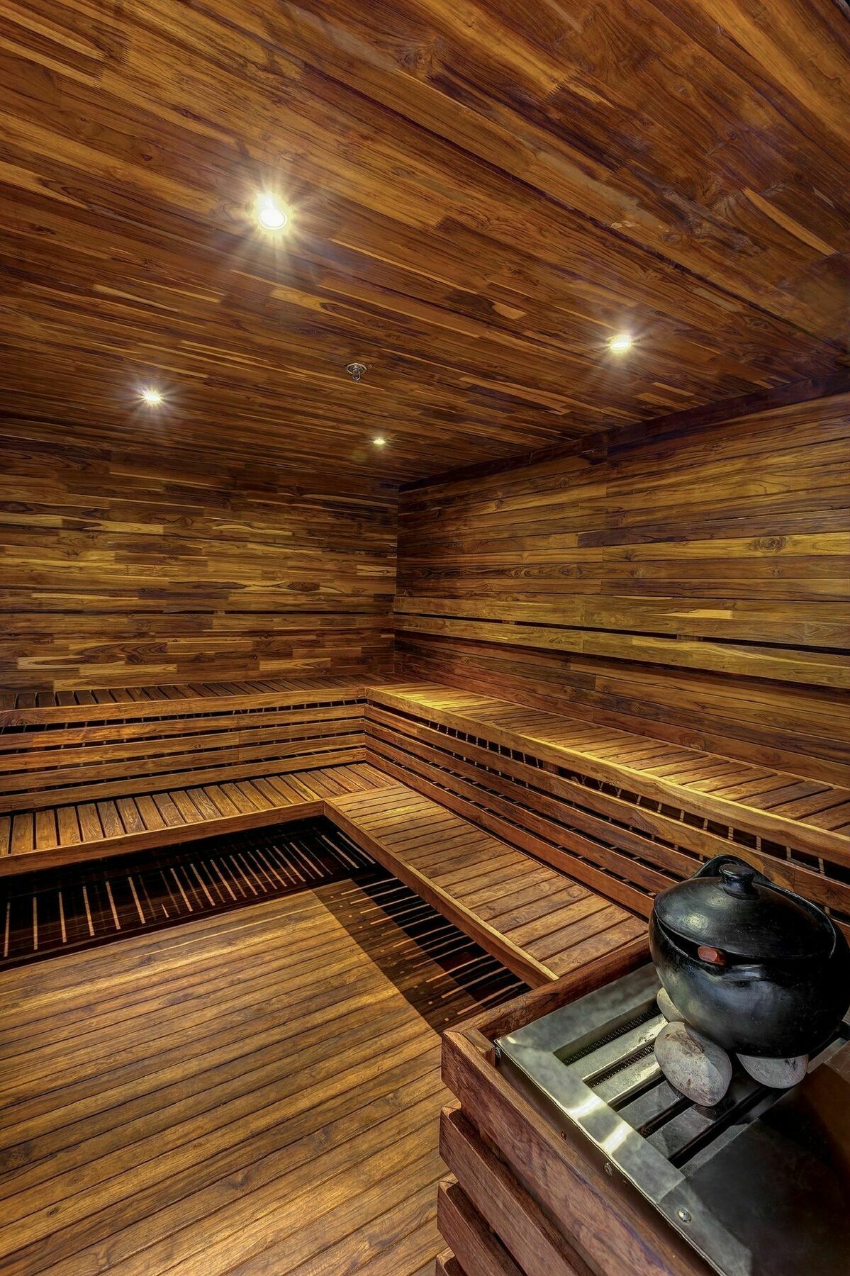 Estelar Villavicencio Hotel & Centro De Convenciones Εξωτερικό φωτογραφία A modern Finnish sauna